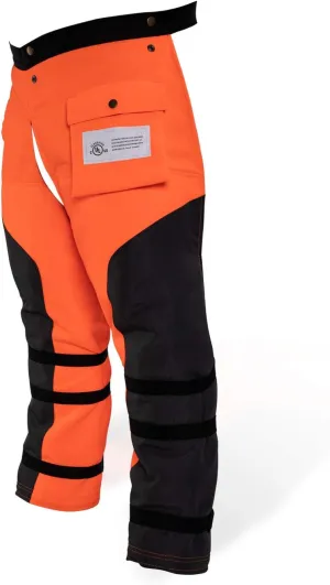 Chainsaw Chaps 8-layer Protective Apron Wrap Adjustable Chainsaw Pants/Chap for Loggers Forest Workers Class A
