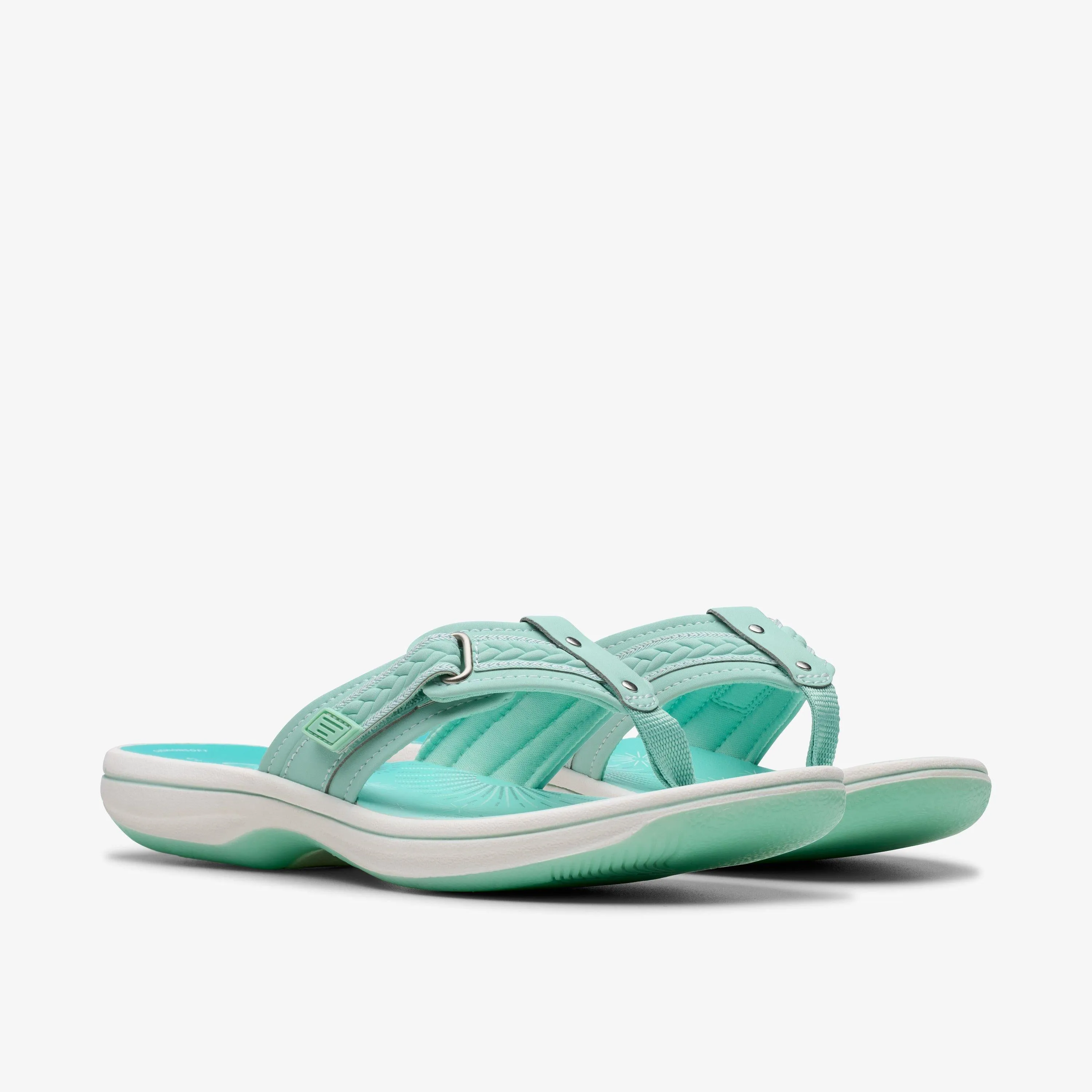 Clarks Women's BreezeLux Sun Turquoise Ombre 26181848