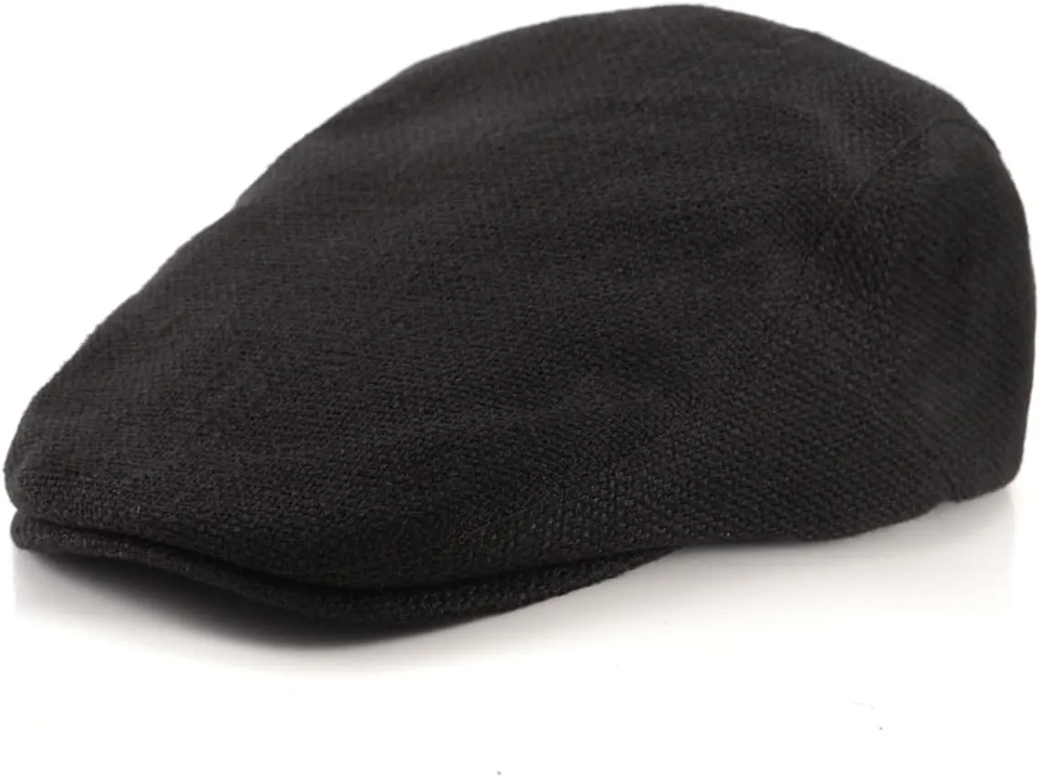 Classic Solid Flat Cap Newsboy Hats for Men Cabbie Driving Scally Adjustable