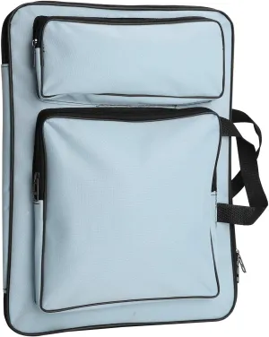 Clobeau Waterproof Art/Craft Supplies Storage Tote Bag Artist Travel Portfolio Carrying Bag Case Painting Box Large Messenger Bag for Painting Brushes Pencils Palette Paints