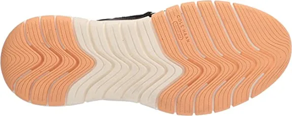 Cole Haan Women's Zerogrand Flex LACE UP Sneaker, Black Suede/Black London Snake/Pumpkin/Ivory, 11