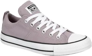 Converse Unisex Chuck Taylor All Star Madison Ox Low Canvas Sneaker - Lace up Closure Style - Stardust Lilac/White/Black 9.5