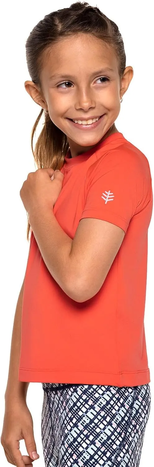Coolibar UPF 50  Kid's Sandshark Short Sleeve Surf Shirt - Sun Protective