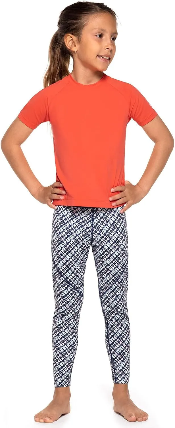 Coolibar UPF 50  Kid's Sandshark Short Sleeve Surf Shirt - Sun Protective
