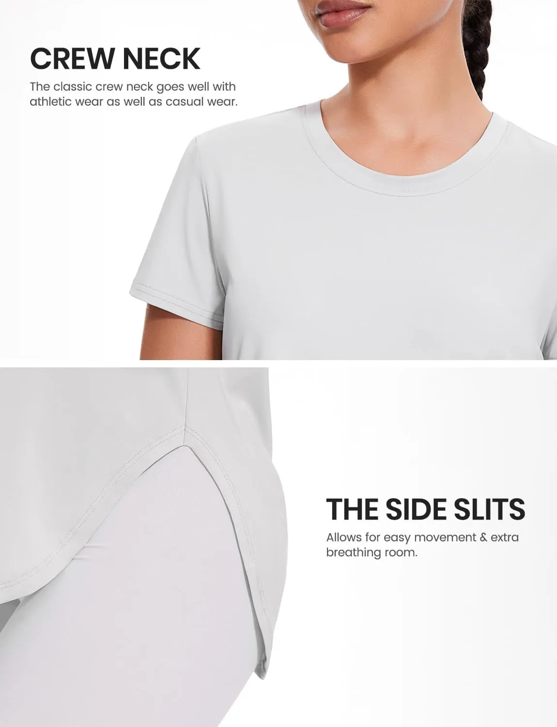 Cosy Pyro 4-Pack Workout Tops for Women UPF 50  Yoga Shirts Short Sleeve Athletic T-Shirts Quick Dry Running Gym Tee