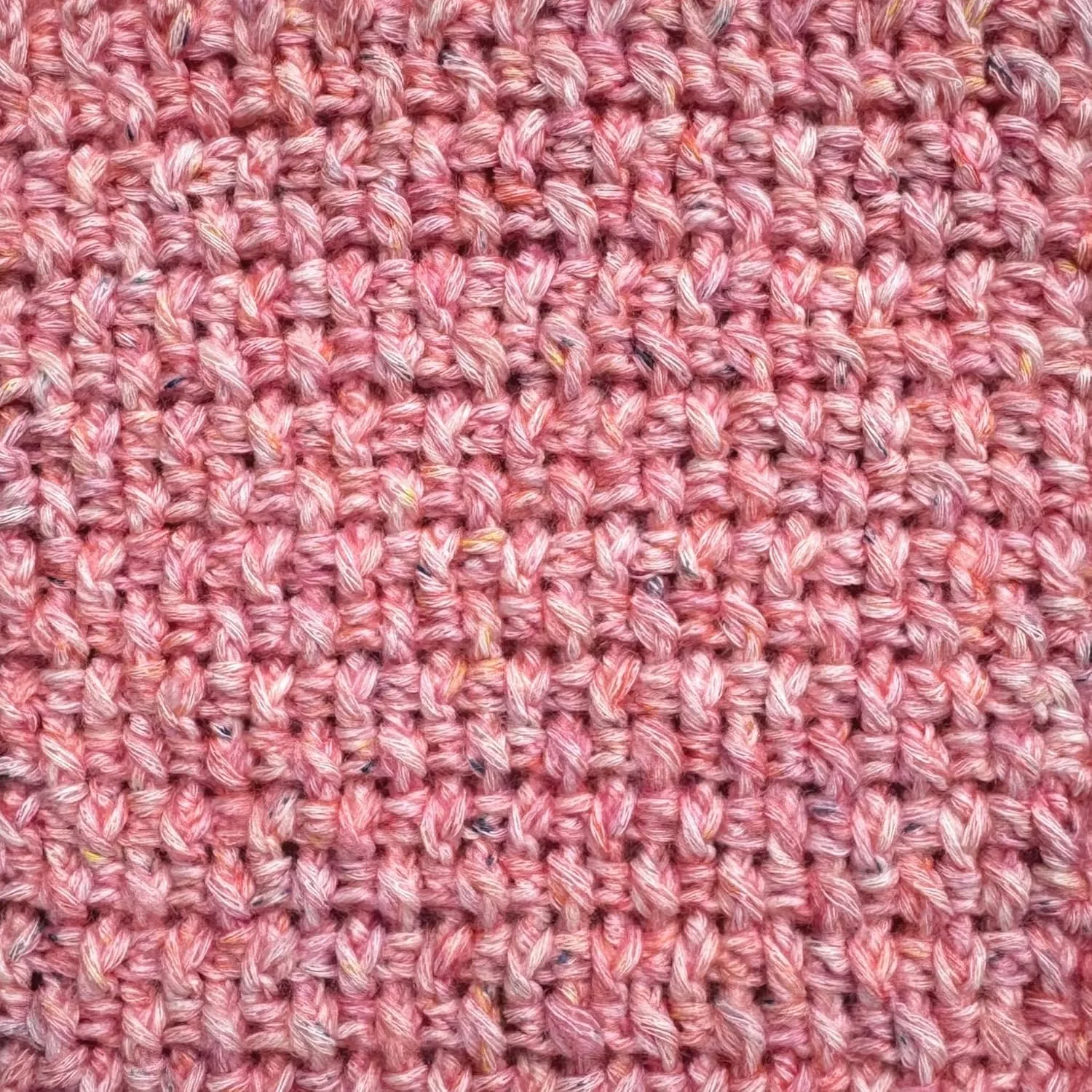 Cotton to The Core Speckled Soft Baby Yarn for Crocheting, 6 Skeins, 810Yds/300G, Free Patterns - Size 3 DK Light Worsted Weight Cotton Yarn for Knitting - Cotton Candy