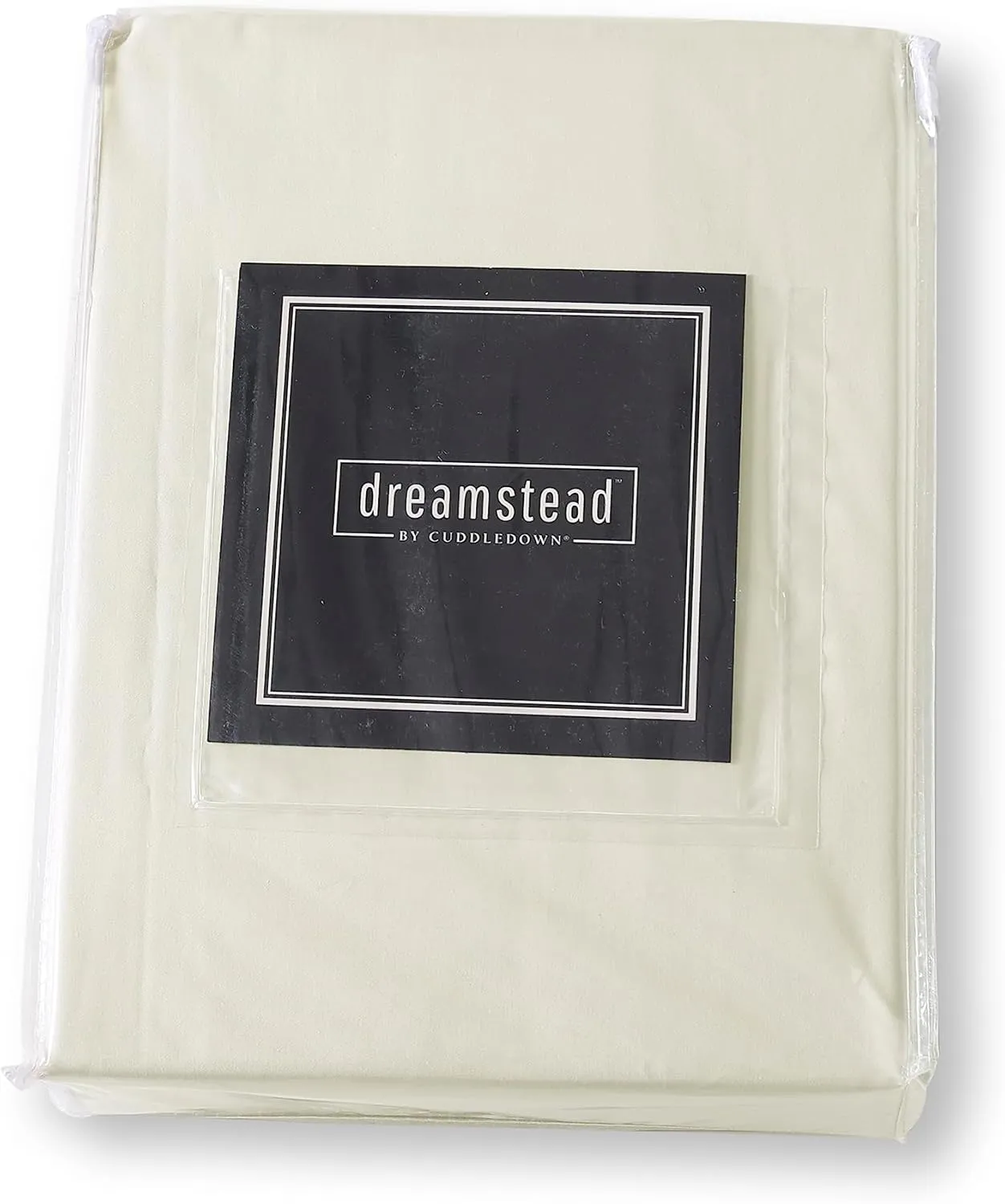 Cuddledown Dreamstead 100% Cotton Bed Sheets Set | 300 Thread Count | Luxurious Sateen Weave | Pure Combed Cotton | Soft | Wrinkle Resistant | 4 Piece Set | Birch | King | 78” x 80”