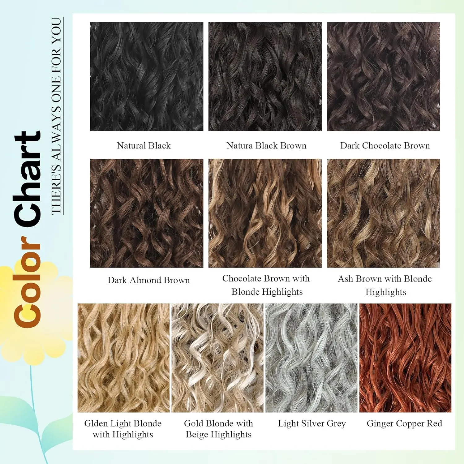 Curly Hair Extensions,LEOSA 4PCS 16 inch Clip in Hair Extensions Short Soft Natural Hairpiece Lace Weft Curly Wave Clip Ins Extensions Invisible for Women,Dark Chocolate Brown