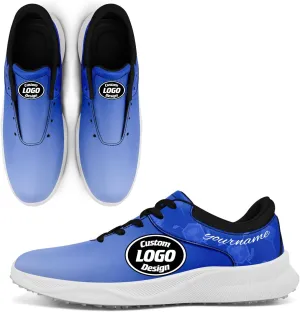 Custom Golf Shoes for Teams Clubs Unisex Personalized Name Words Logo Image Air Cushion Breathable Golf Sneaker for Men Women
