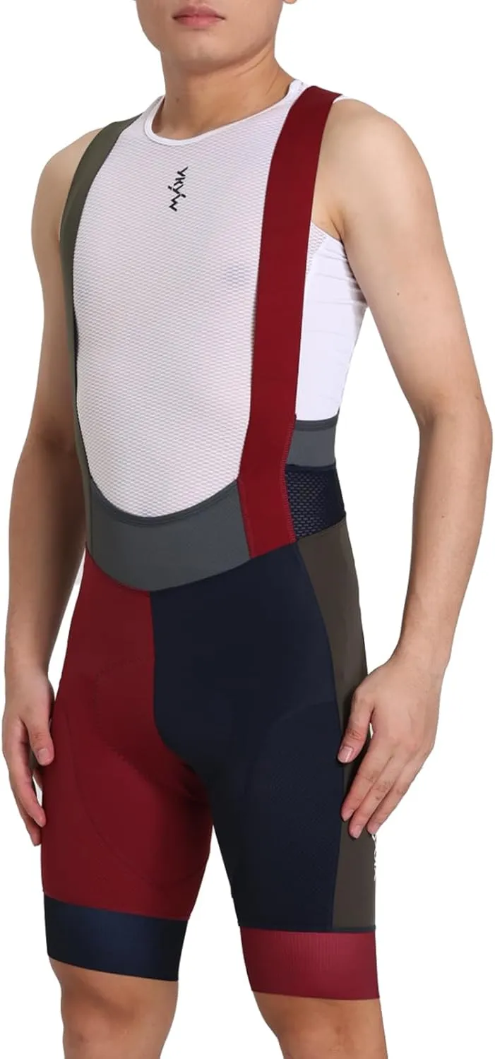 Cycling Bib Shorts for Men - Road Bike Bicycle Breathable Padded Riding Tights