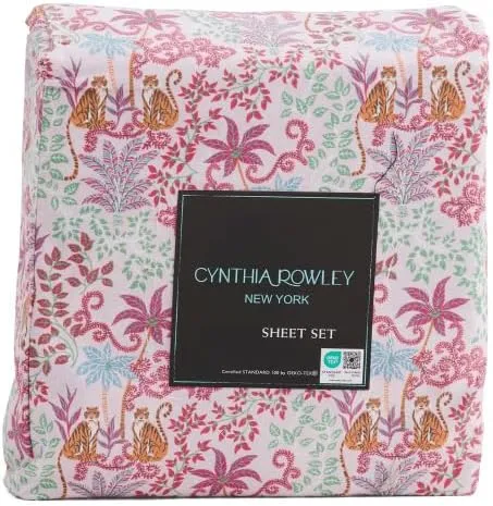 Cynthia Rowley New York Sheet Set (Twilight Jungle, Full)