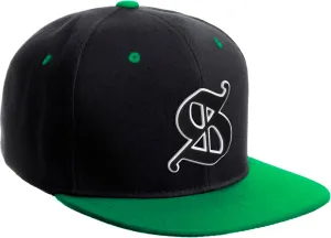 Daxton Classic Snapback Old English Alphabet A to Z Numbers Initials Flat Bill Visor Cap
