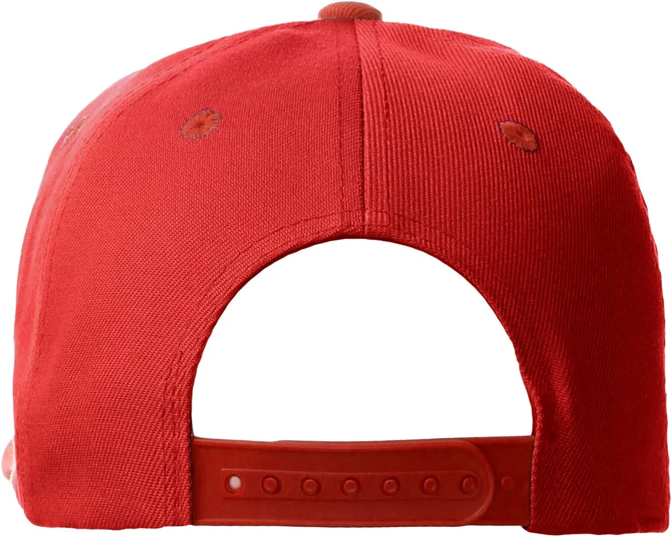 Daxton Classic Snapback White Neon Orange A to Z Letters Flat Bill Visor Cap