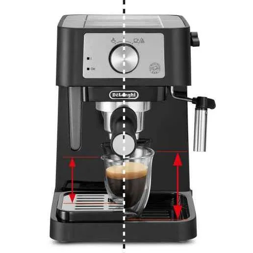 Delonghi - Stilosa Manual Pump Espresso Machine - EC260BK EC260.BK