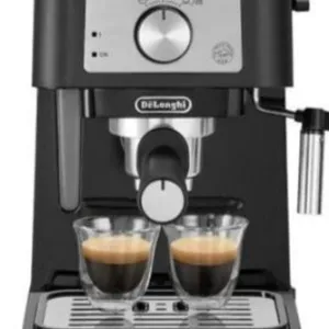 Delonghi - Stilosa Manual Pump Espresso Machine - EC260BK EC260.BK