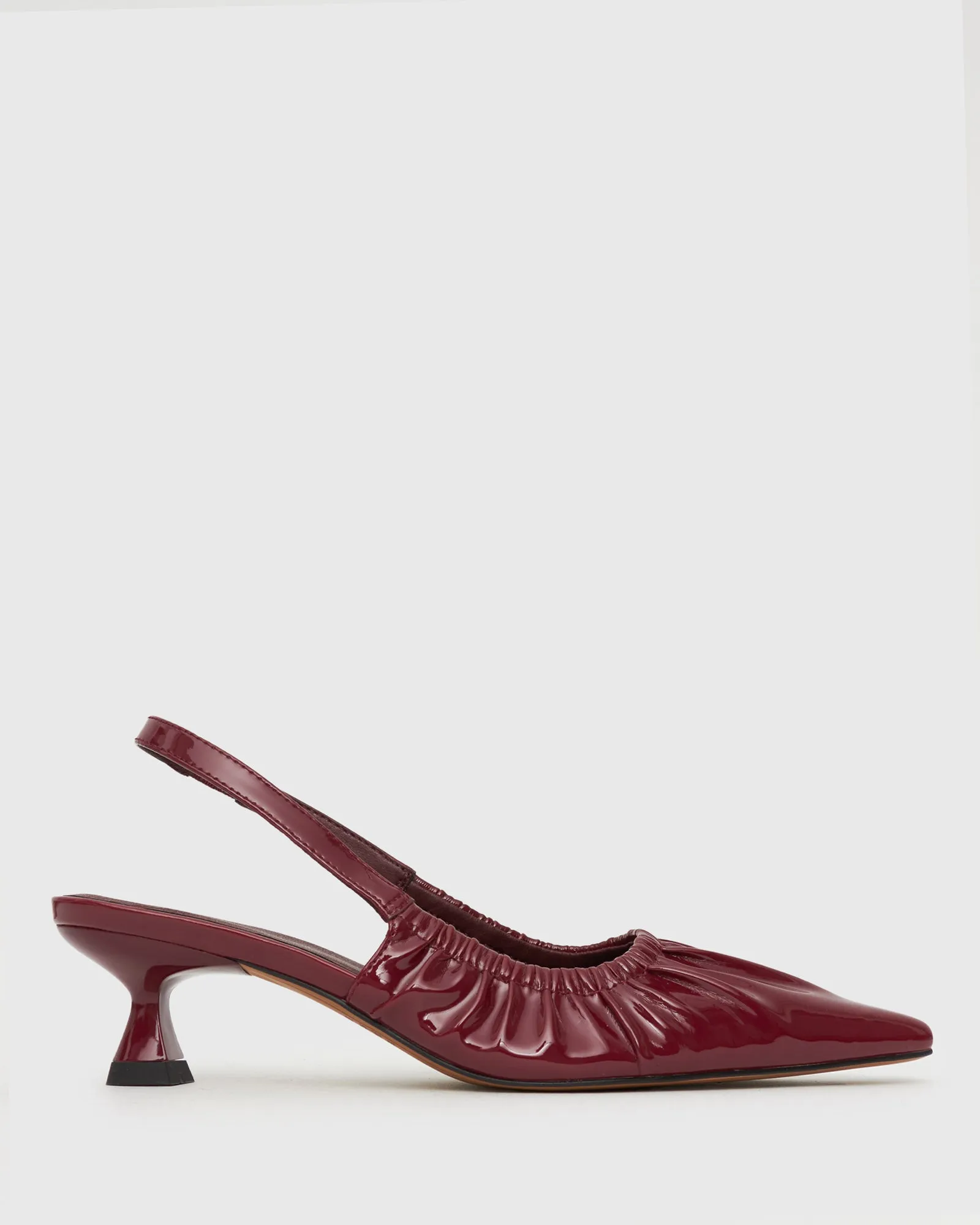 DIVINE Ruched Slingback Pumps
