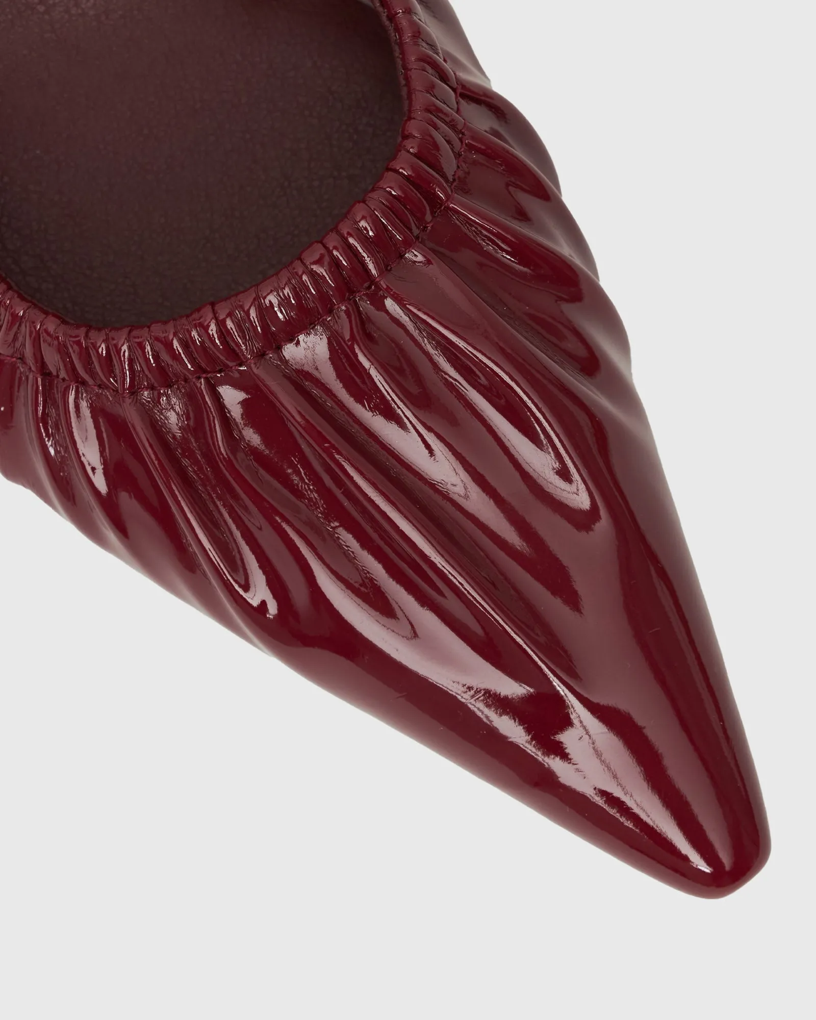 DIVINE Ruched Slingback Pumps