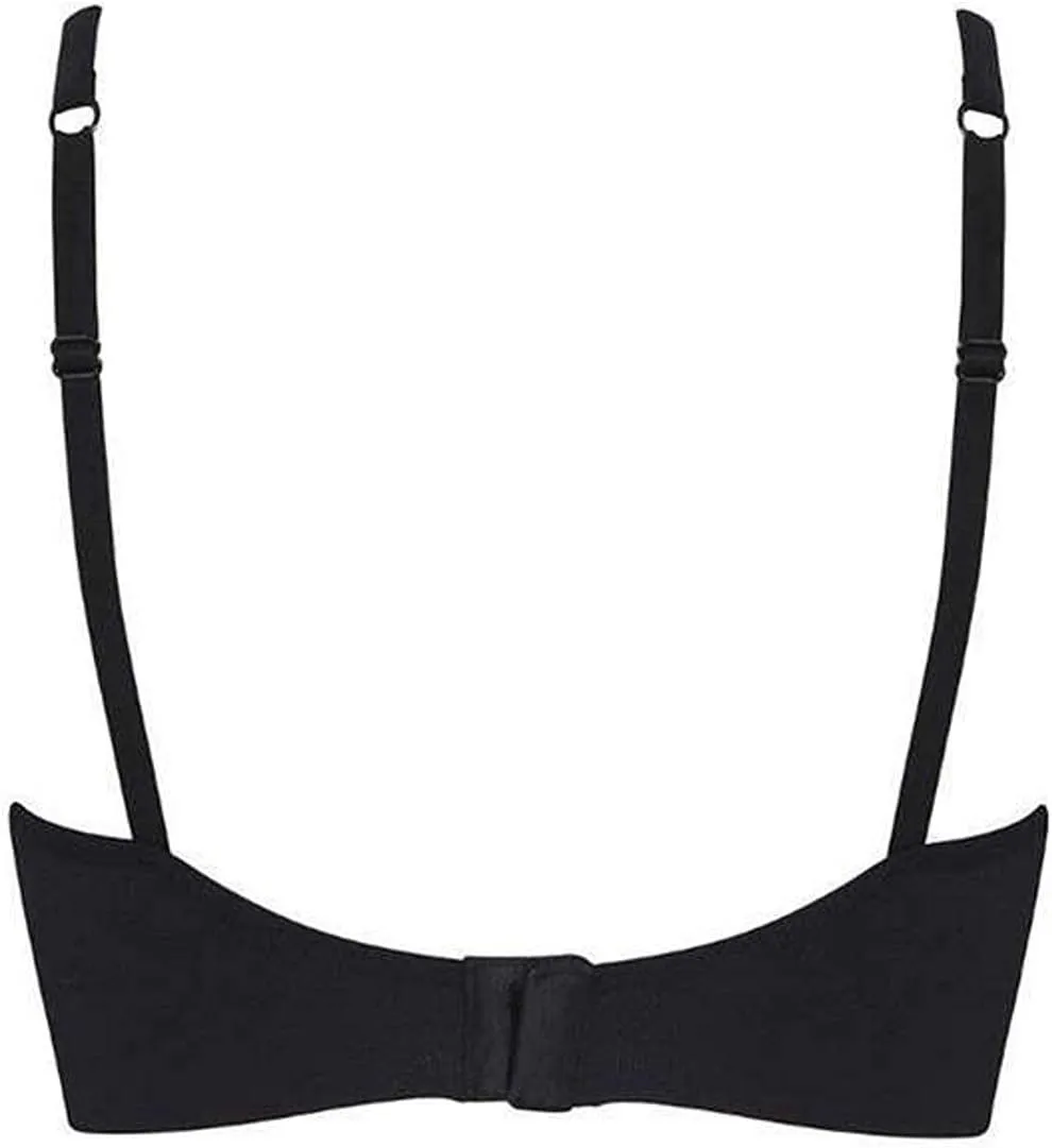 DKNY Ladies’ Seamless Wire Free Bralette 2-Pack (Black/Grey)