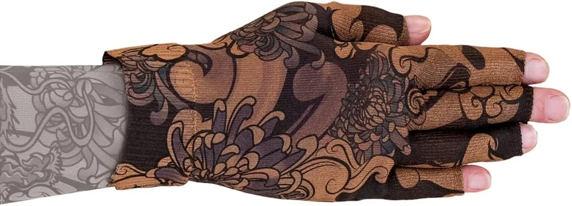 Dragon Lair Mocha Medical Graduated Compression Glove for Lymphedema