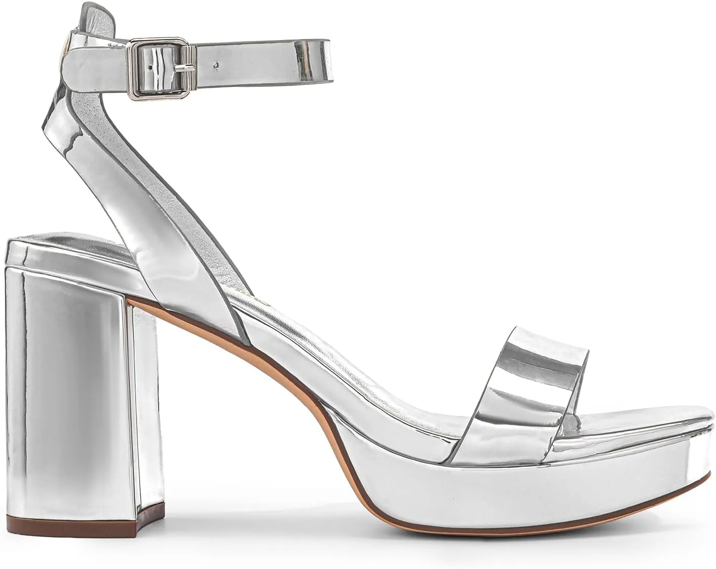DREAM PAIRS Platform Heels for Women High Block Chunky Open Toe Ankle Strap Heels Fashion Wedding Party Evening Prom Dance Dress Pump Sandals Shoes