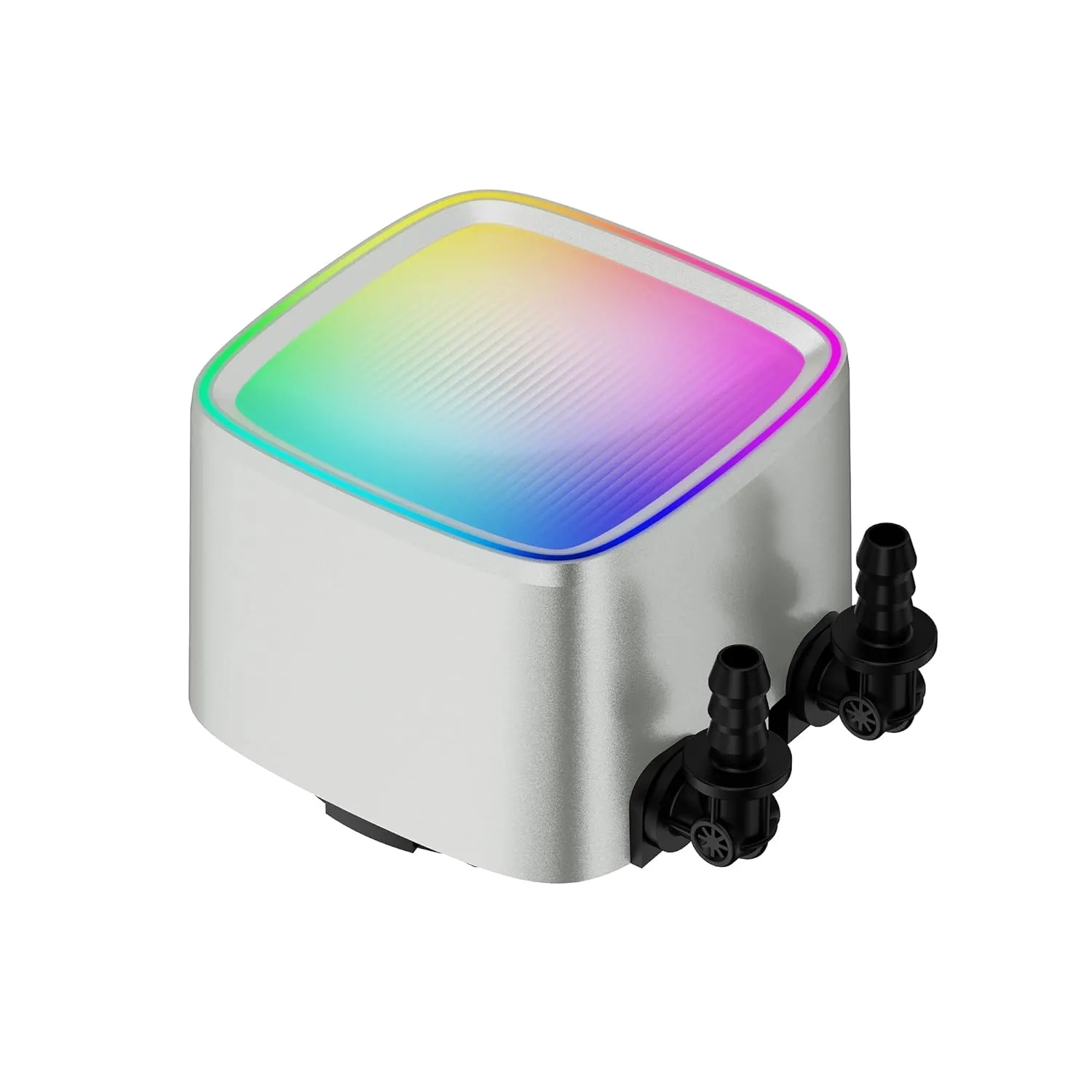 Eskimo Pro - 420mm AIO CPU Liquid Water Cooler- RGB PWM Squama 2503W 140mm Fan x 3- Fit Intel® LGA 1700, AMD®AM5 - White- (GEO-EP-42W)