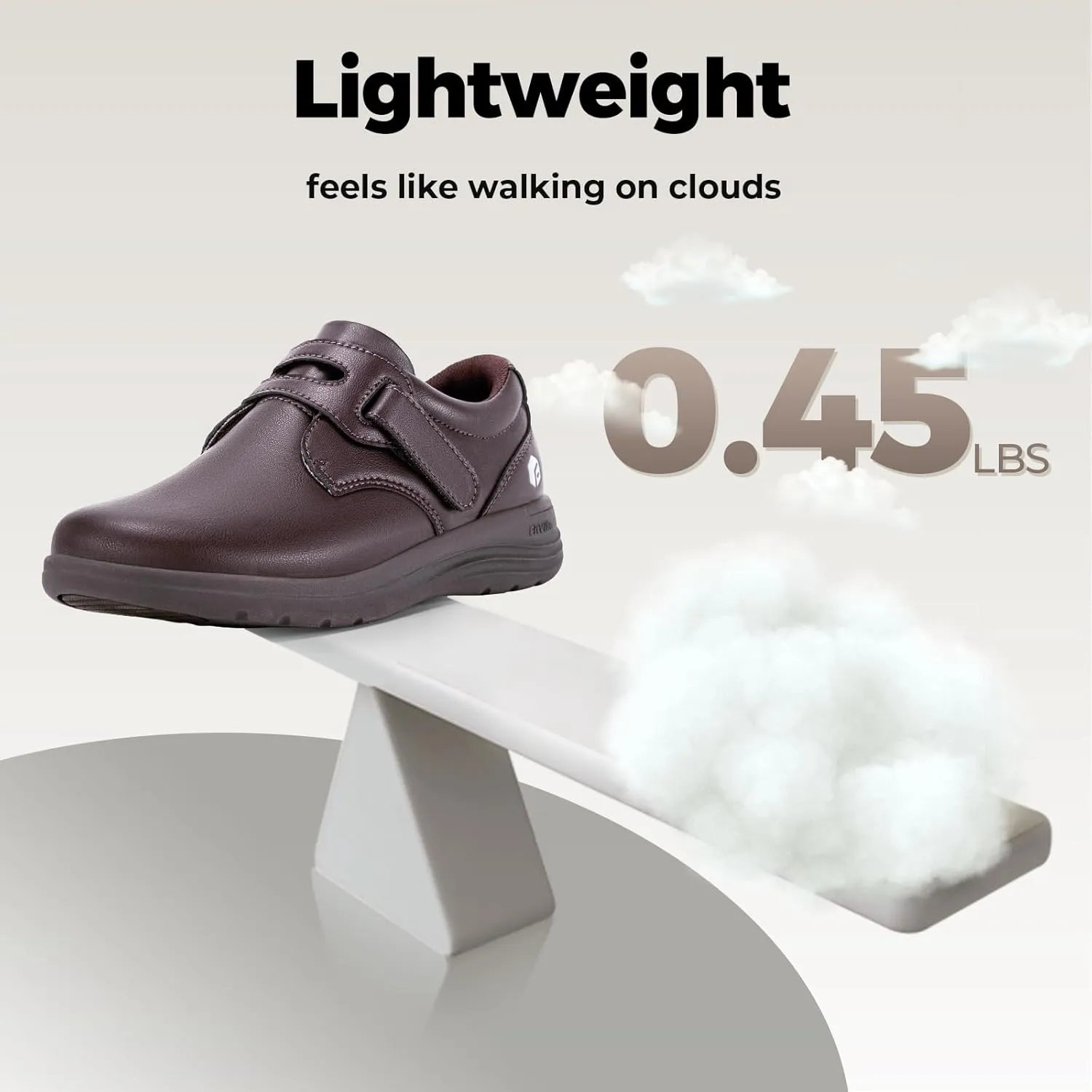 FitVille Wide Walking Shoes for Women Diabetic Dress Shoes with Arch Support Casual Orthopedic Leather Oxford Shoes All Day Comfort