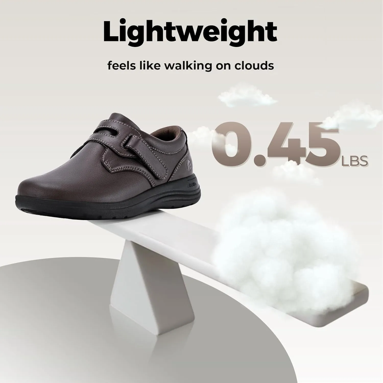 FitVille Wide Walking Shoes for Women Diabetic Dress Shoes with Arch Support Casual Orthopedic Leather Oxford Shoes All Day Comfort