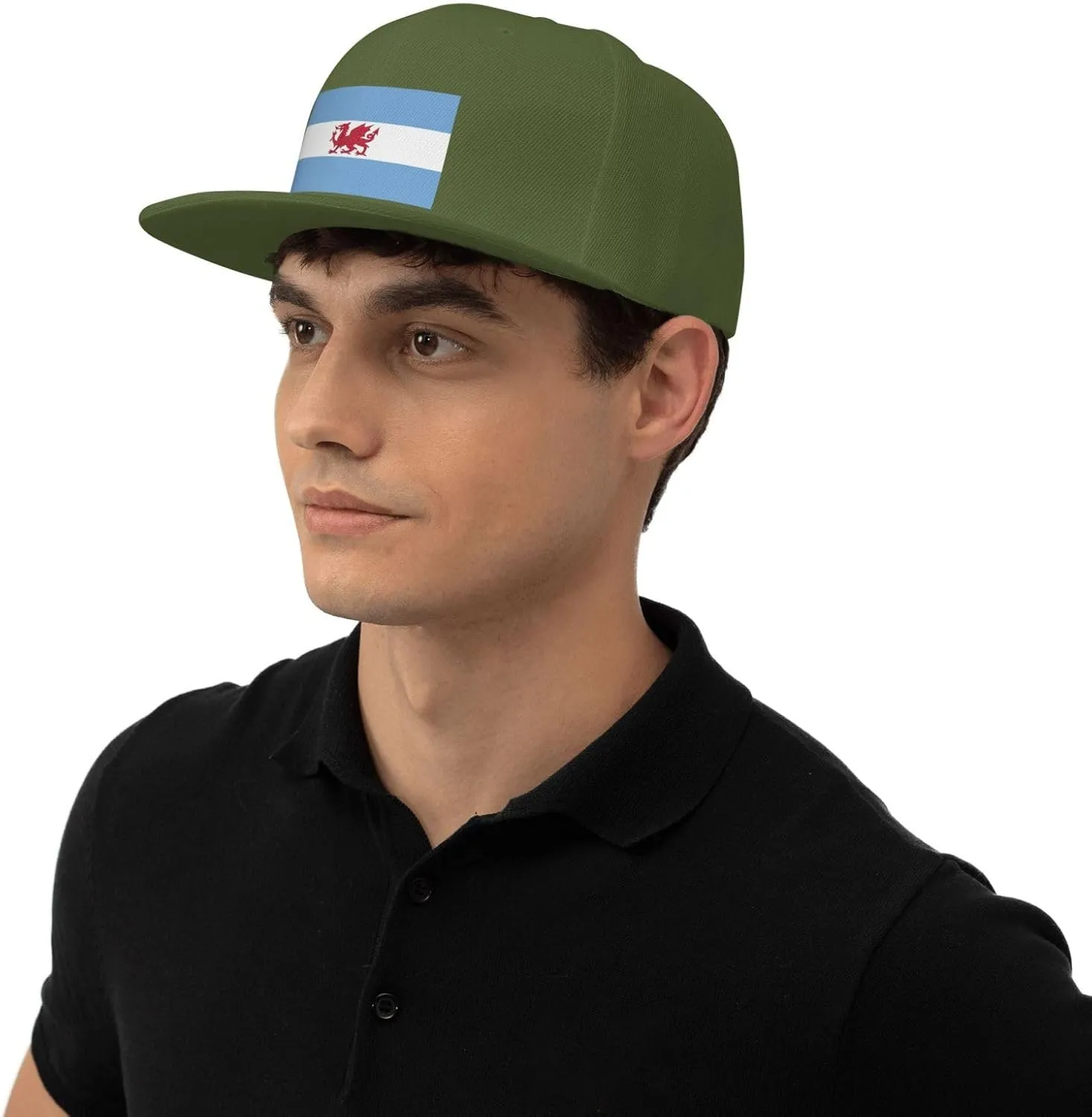 Flag of The Welsh Colony in Patagonia Baseball Cap for Men Women Snapback Hat Trucker Flat Bill Caps Sun Hat