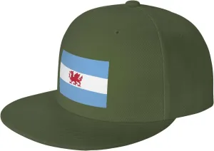 Flag of The Welsh Colony in Patagonia Baseball Cap for Men Women Snapback Hat Trucker Flat Bill Caps Sun Hat