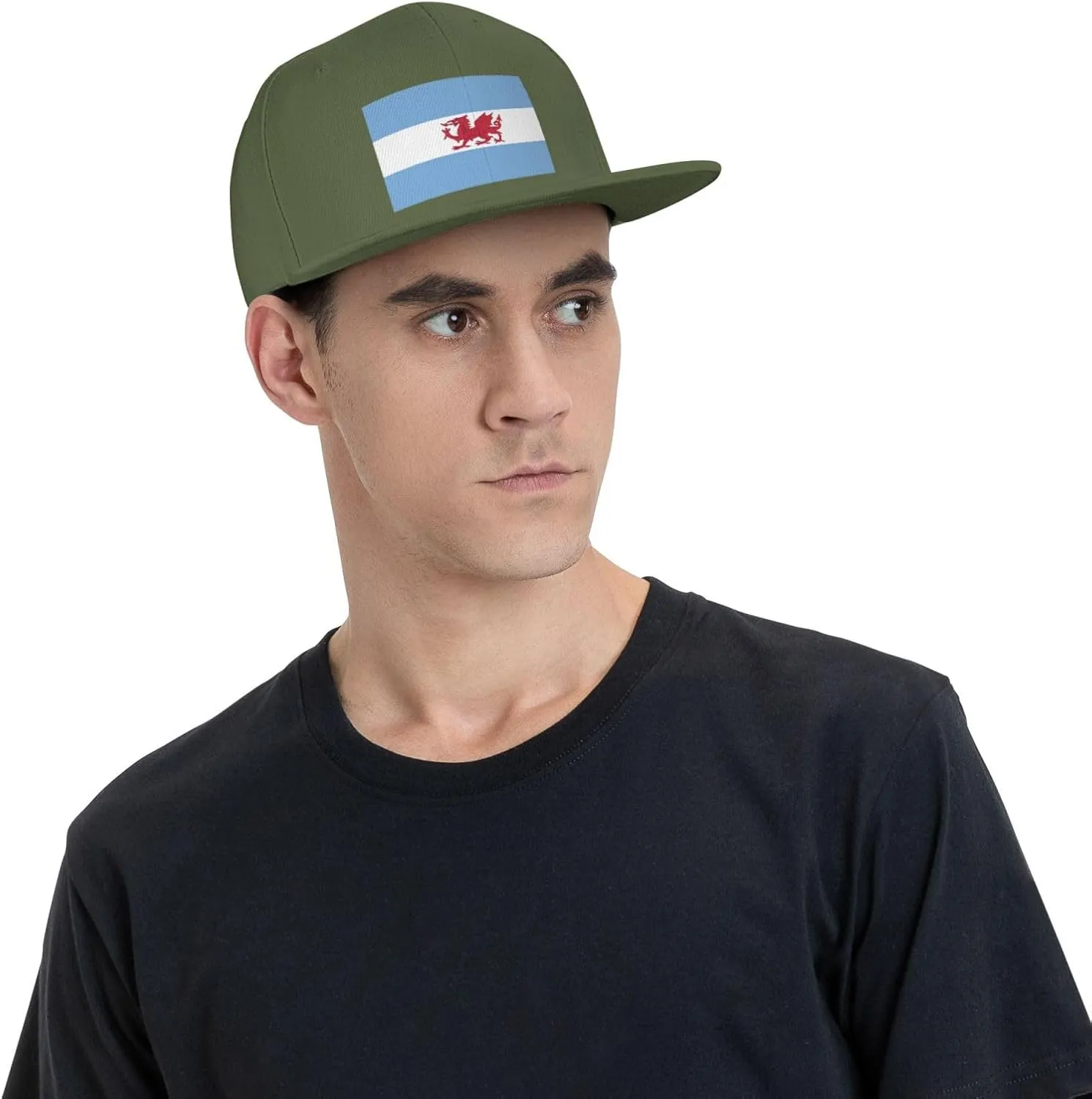 Flag of The Welsh Colony in Patagonia Baseball Cap for Men Women Snapback Hat Trucker Flat Bill Caps Sun Hat