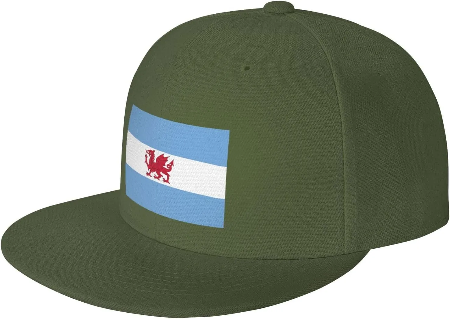 Flag of The Welsh Colony in Patagonia Baseball Cap for Men Women Snapback Hat Trucker Flat Bill Caps Sun Hat