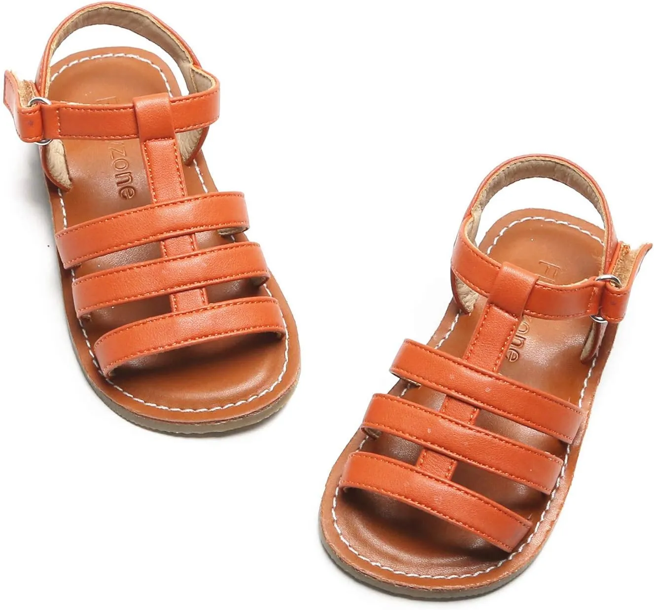 Flaryzone Toddler/Little Kids' Classic Rome Open-Toe Flat Sandals