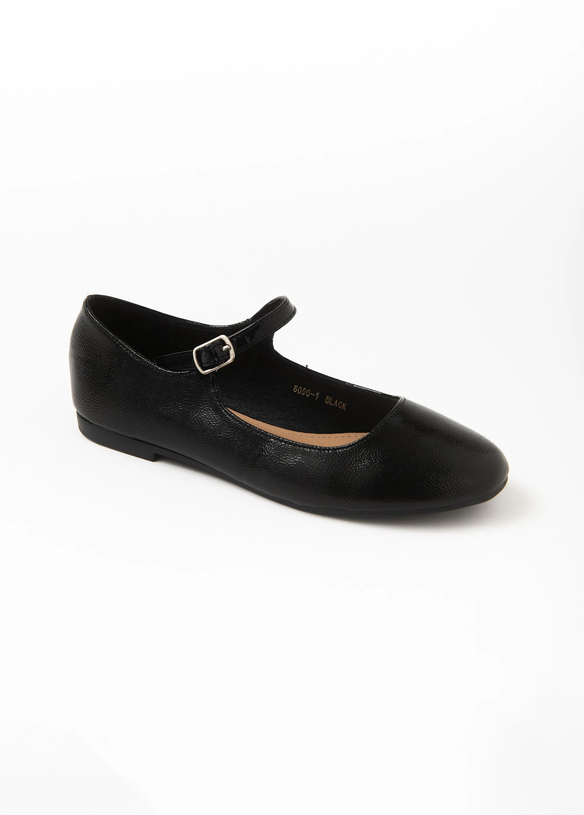 Flat ballerinas with baby-style strap