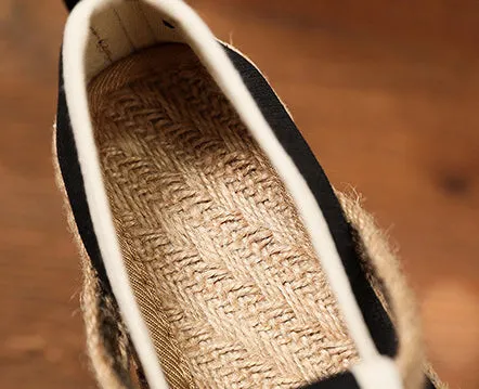 Flat Bottom Low-Top Breathable Embroidered Ethnic Casual Shoes