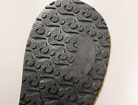 Flat Bottom Low-Top Breathable Embroidered Ethnic Casual Shoes