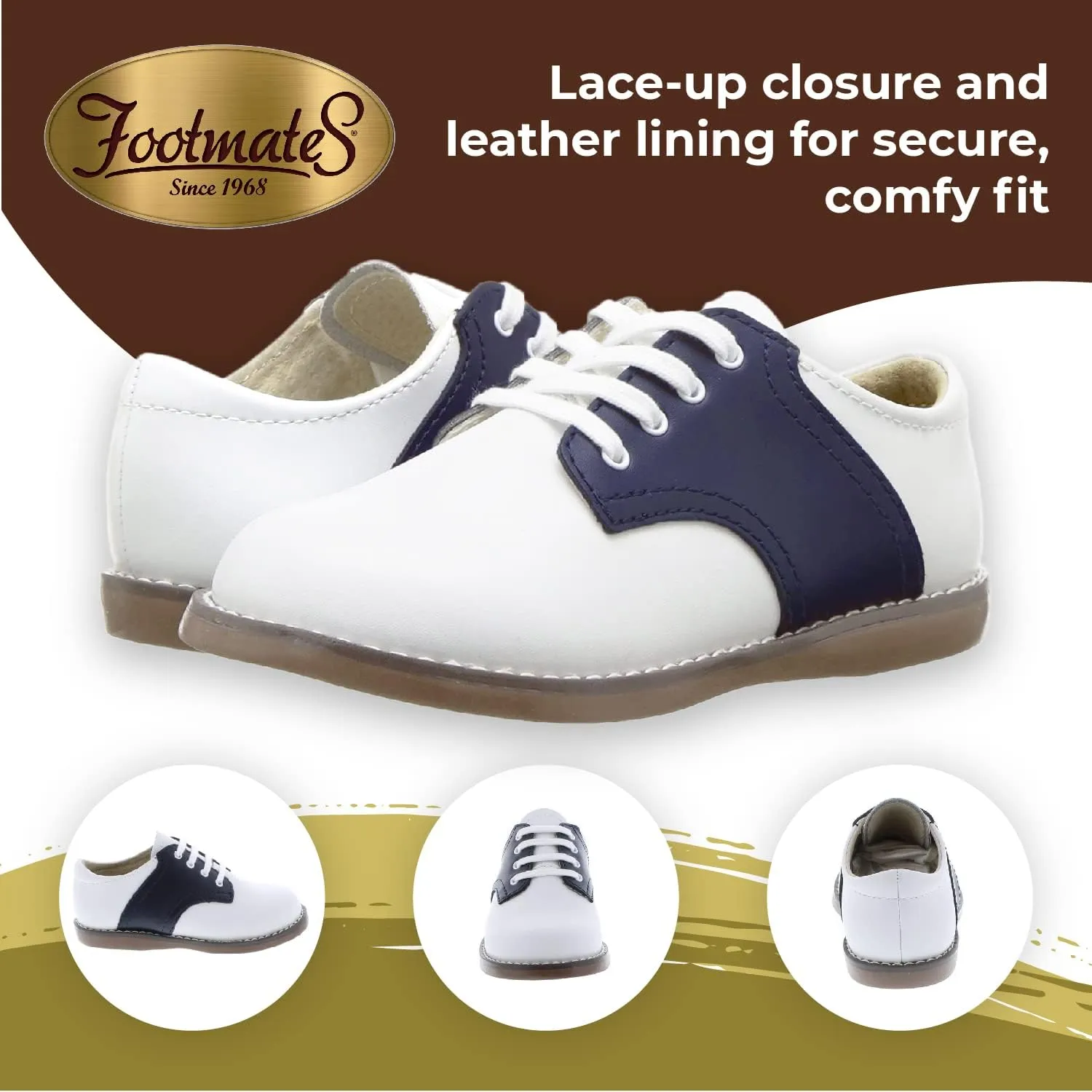 FootMates Cheer 3 Lace-Up (Infant/Toddler/Little Kid)