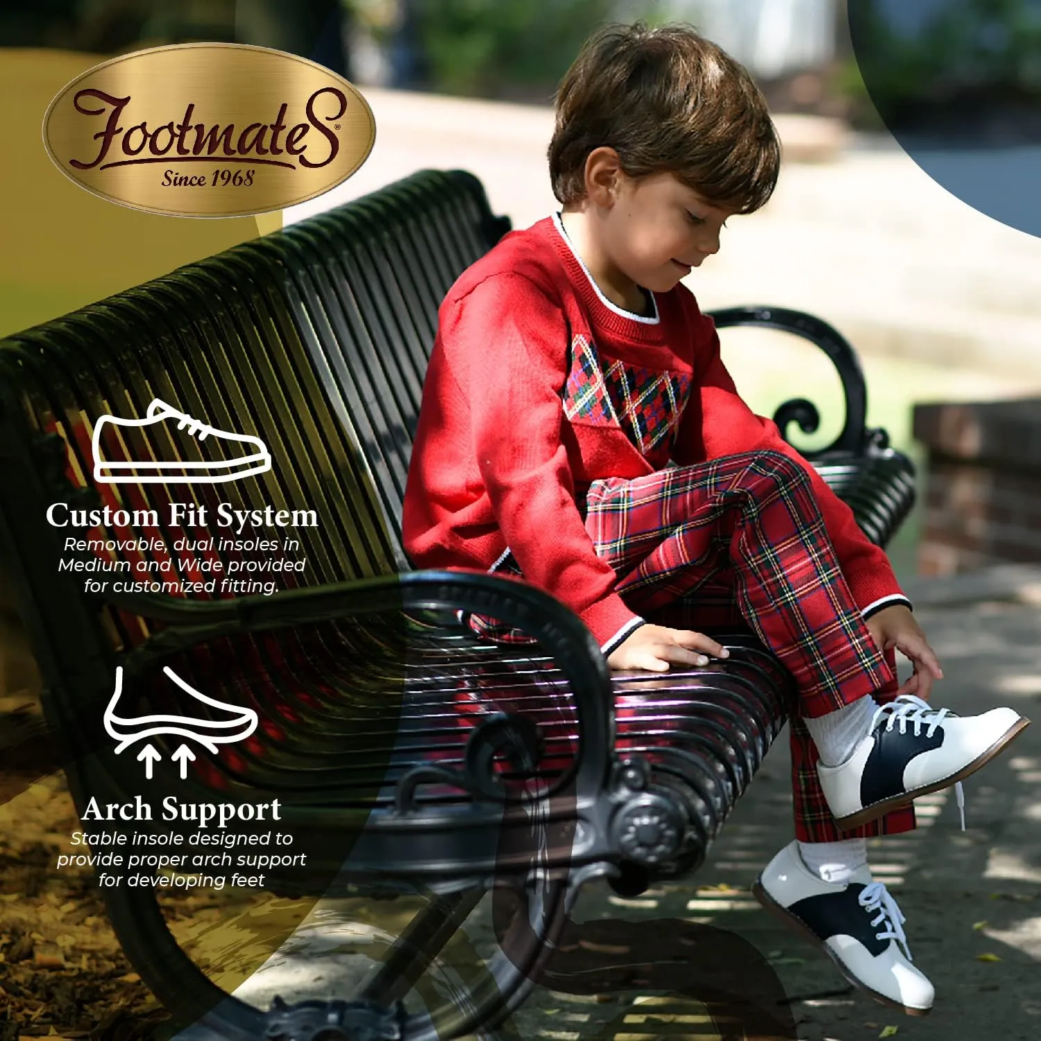 FootMates Cheer 3 Lace-Up (Infant/Toddler/Little Kid)