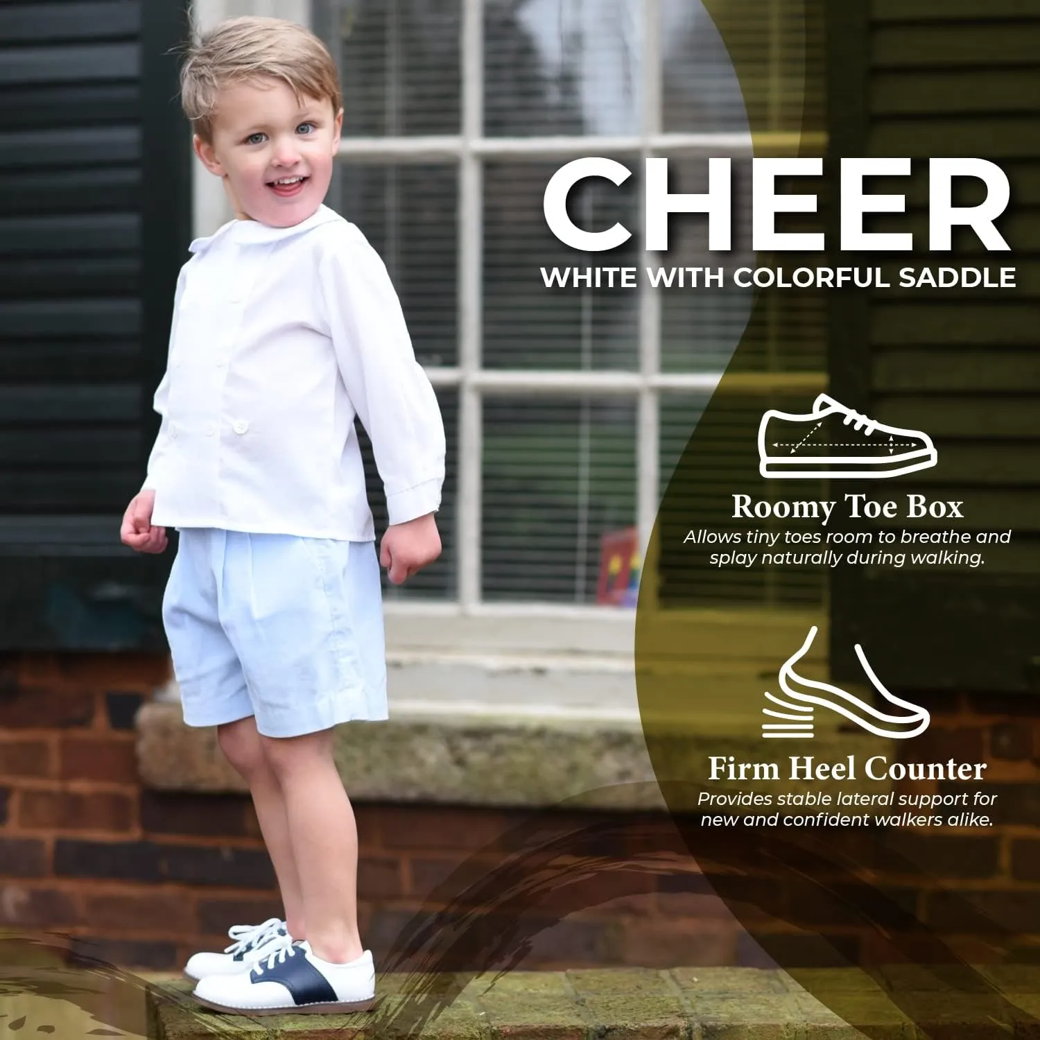 FootMates Cheer 3 Lace-Up (Infant/Toddler/Little Kid)