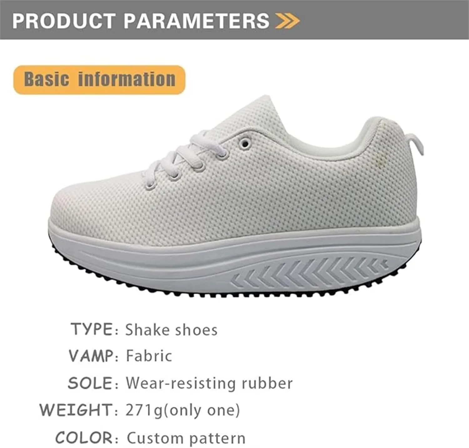 FOR U DESIGNS Breathable Women Swing Wedges Platform Shoes Floral Printed Lightweight Girls Sport Toning Sneakers