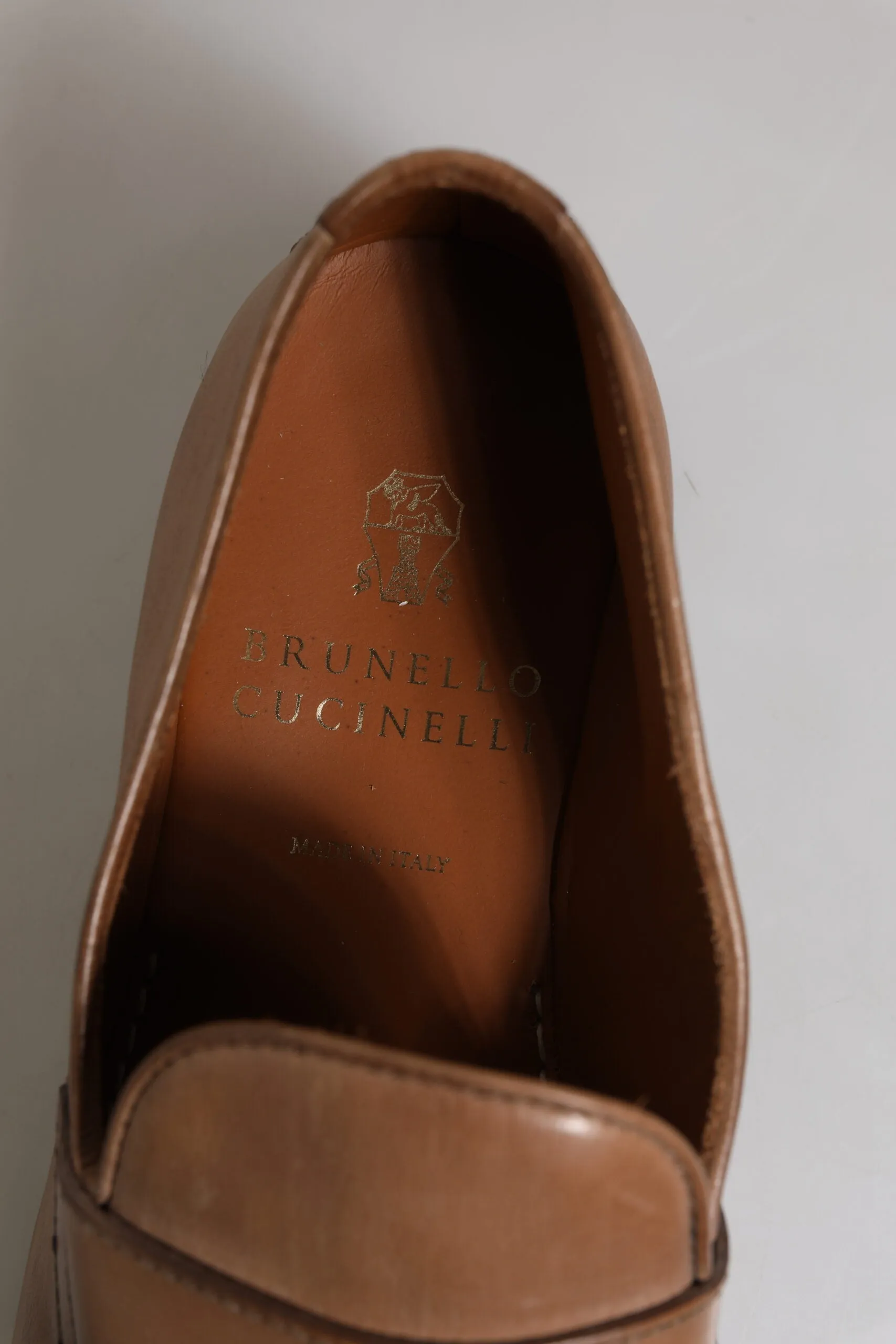 Formal Brown Dress Brunello Cucinelli Loafer Special edition Exceptional value Shoes Leather