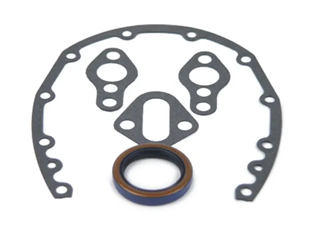 Front Cover Gasket - 0.031 in Thick - Fuel Pump / Seal / Timing Cover / Water Pump - Composite - Small Block Chevy - Kit