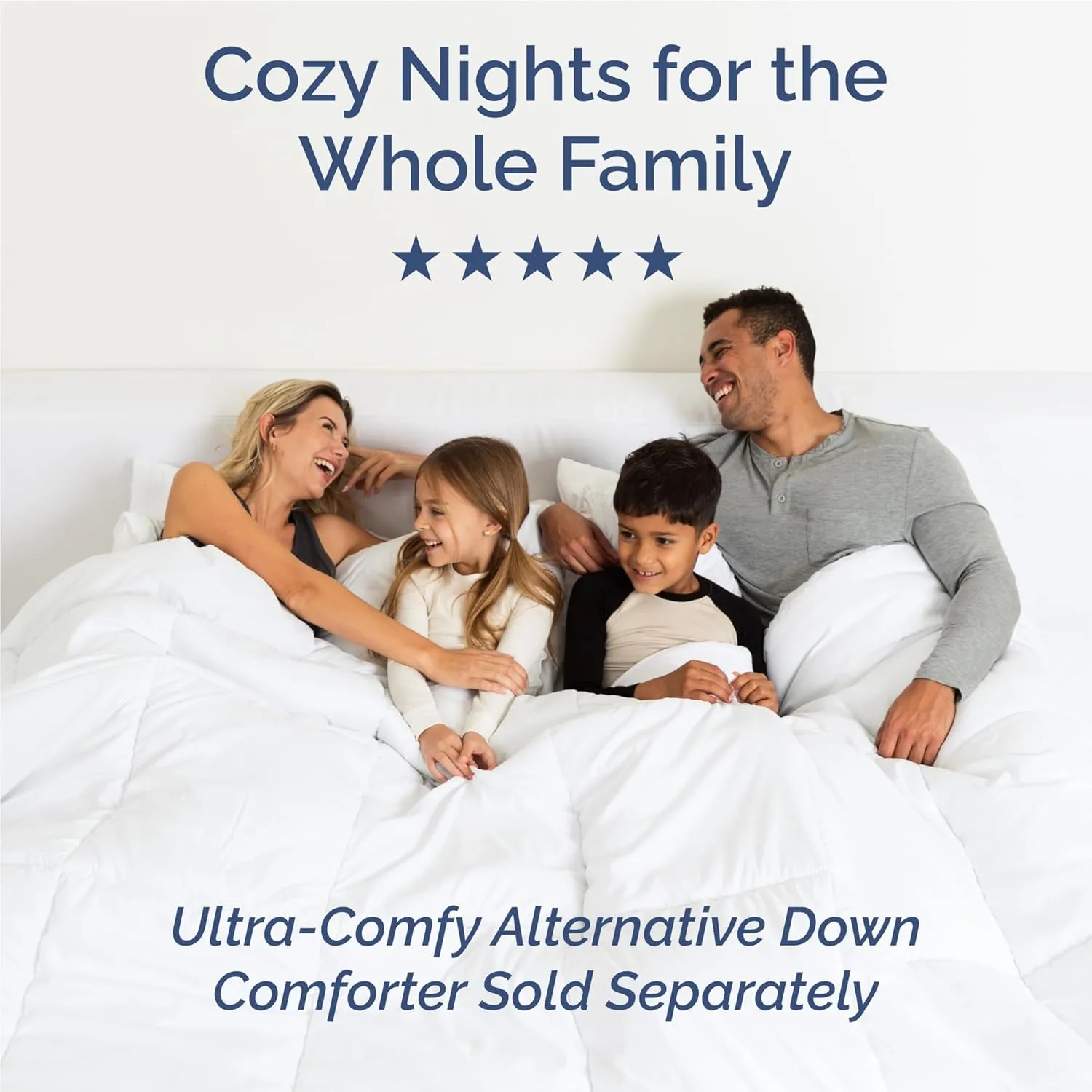 Full Size 4 Piece Sheet Set - Comfy Breathable & Cooling Bed Sheets Set - Hotel Luxury Bedding for Women, Men, Kids, Teens, Boys & Girls - Deep Pockets, Soft, Wrinkle Free - Oeko-Tex - Blue Stripes 2
