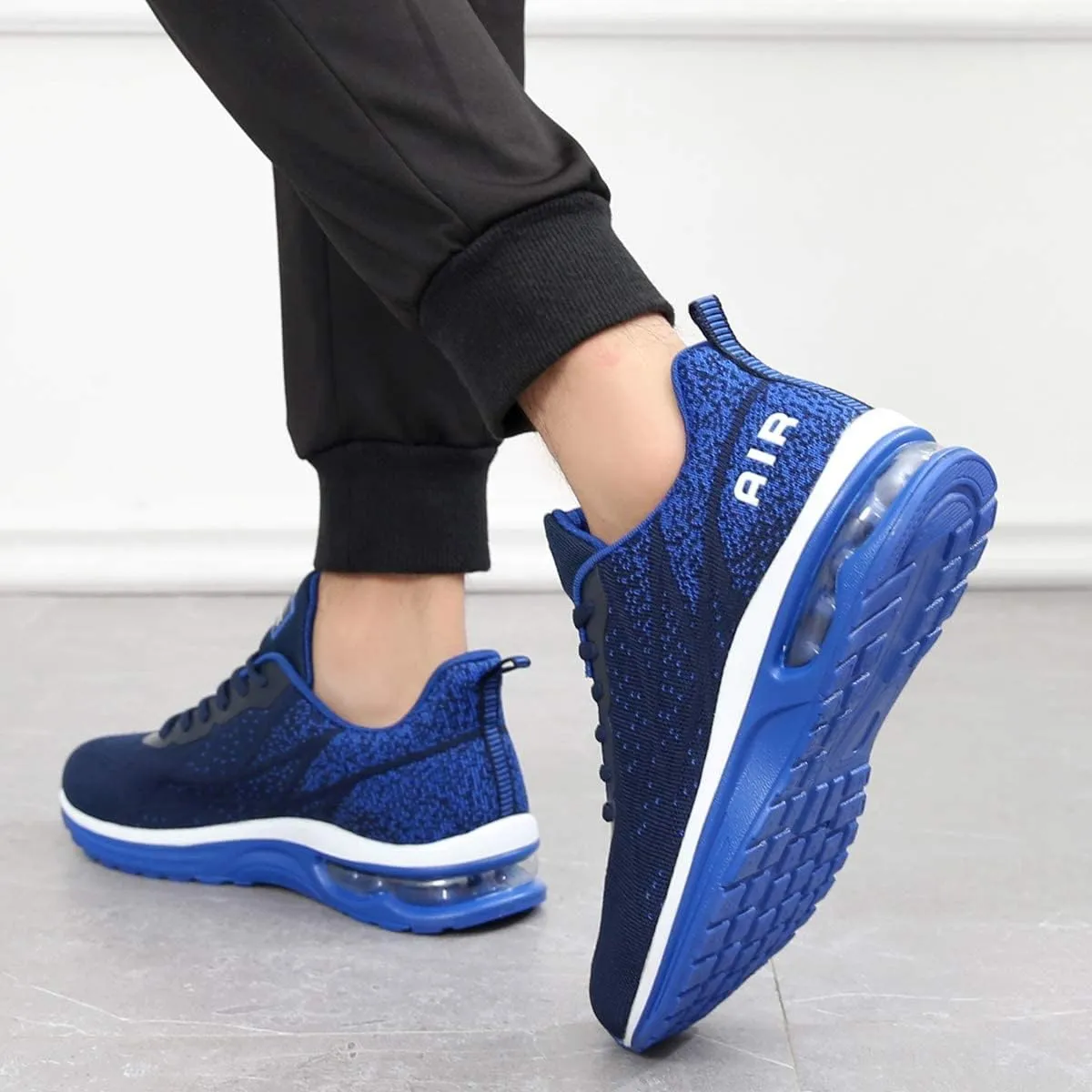 GANNOU Men's Athletic Running Shoes Fashion Sport Gym Jogging Tennis Fitness Sneaker (US 7-12.5)