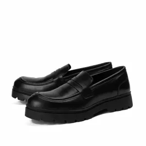 Genuine Leather Chunky Loafer