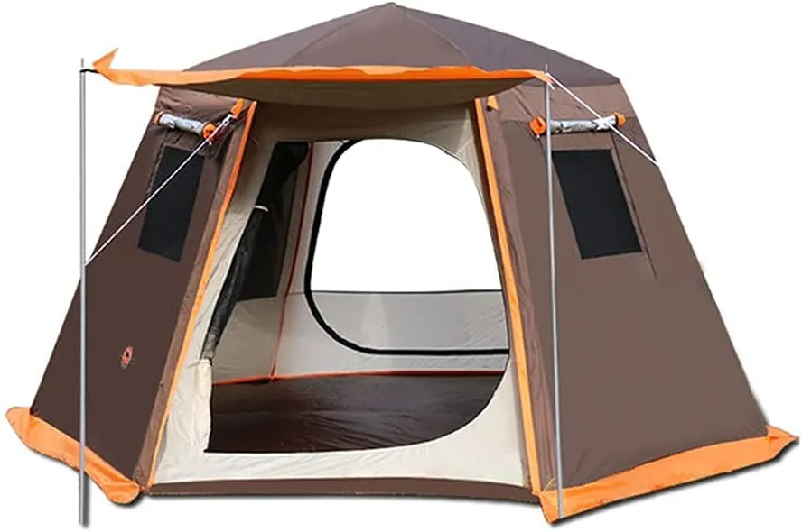 GeRRiT Tents Pop Up 2-4 5-8 Man Person Camping Waterproof Instant Automatic Easy Set Up Dome Holiday, 330cm