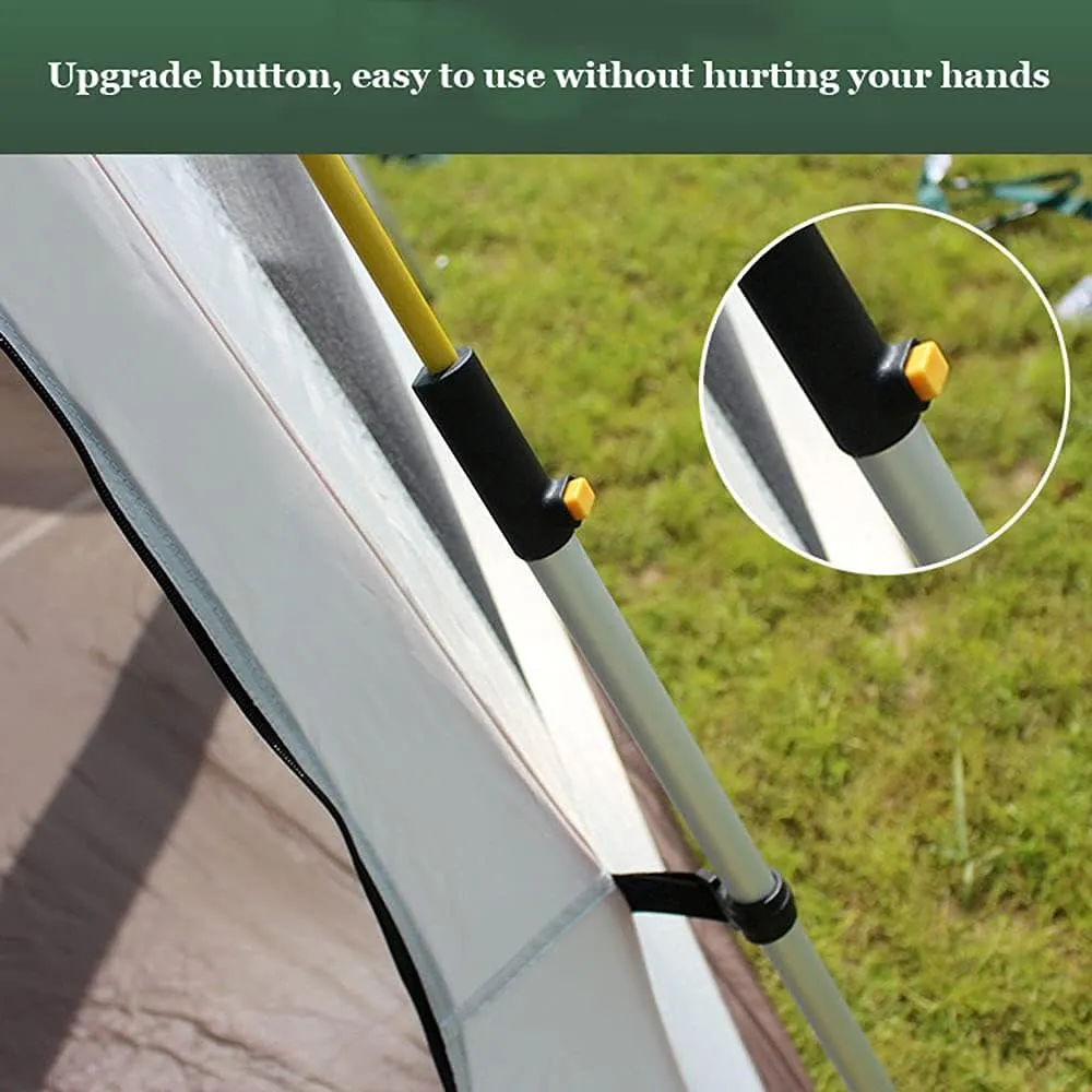 GeRRiT Tents Pop Up 2-4 5-8 Man Person Camping Waterproof Instant Automatic Easy Set Up Dome Holiday, 330cm