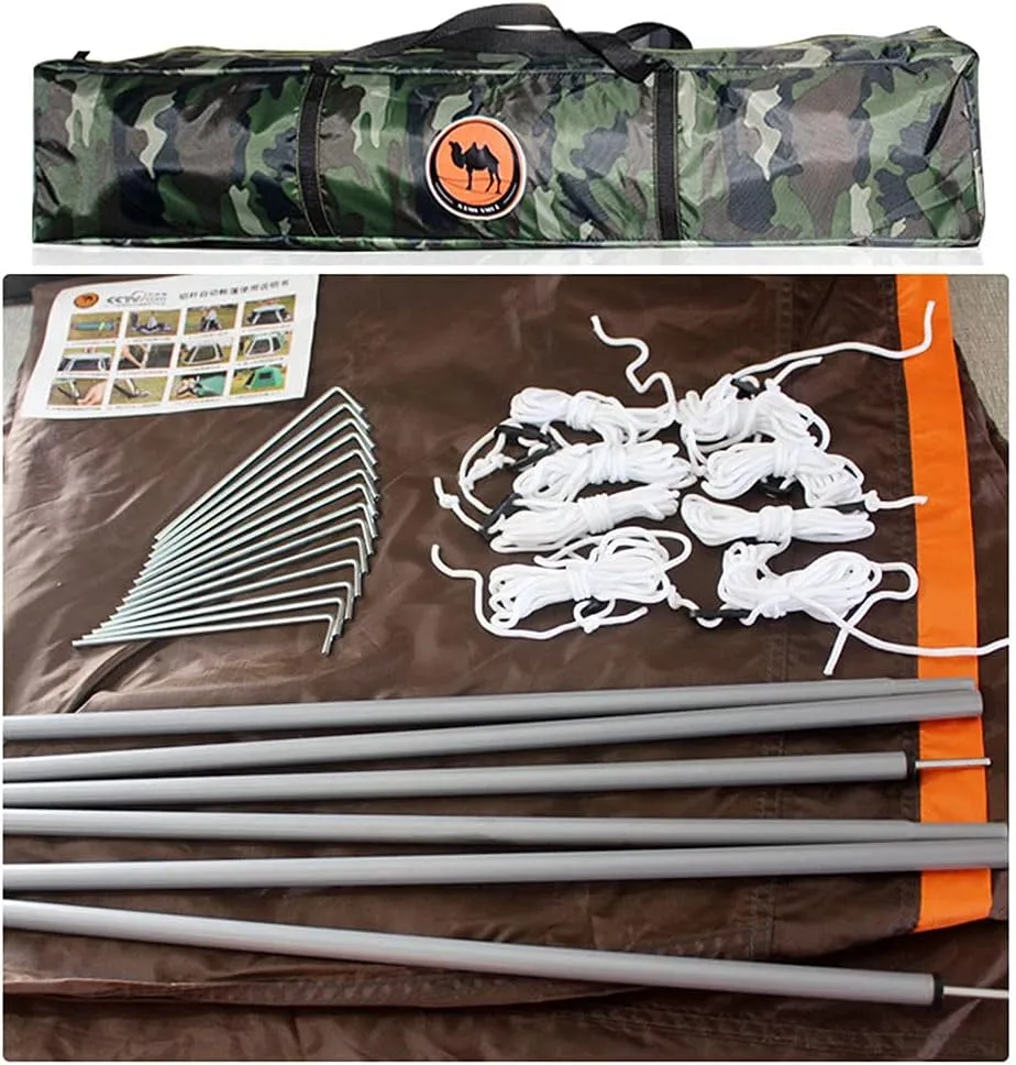 GeRRiT Tents Pop Up 2-4 5-8 Man Person Camping Waterproof Instant Automatic Easy Set Up Dome Holiday, 330cm