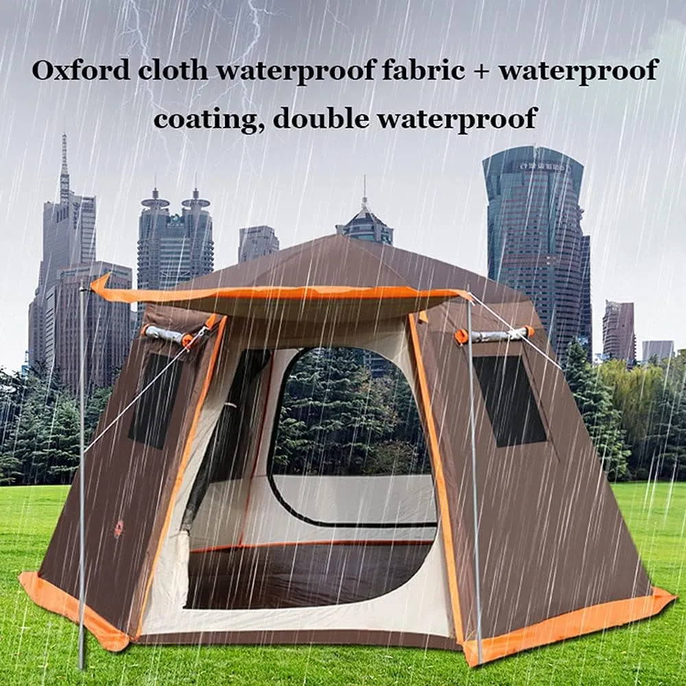 GeRRiT Tents Pop Up 2-4 5-8 Man Person Camping Waterproof Instant Automatic Easy Set Up Dome Holiday, 330cm