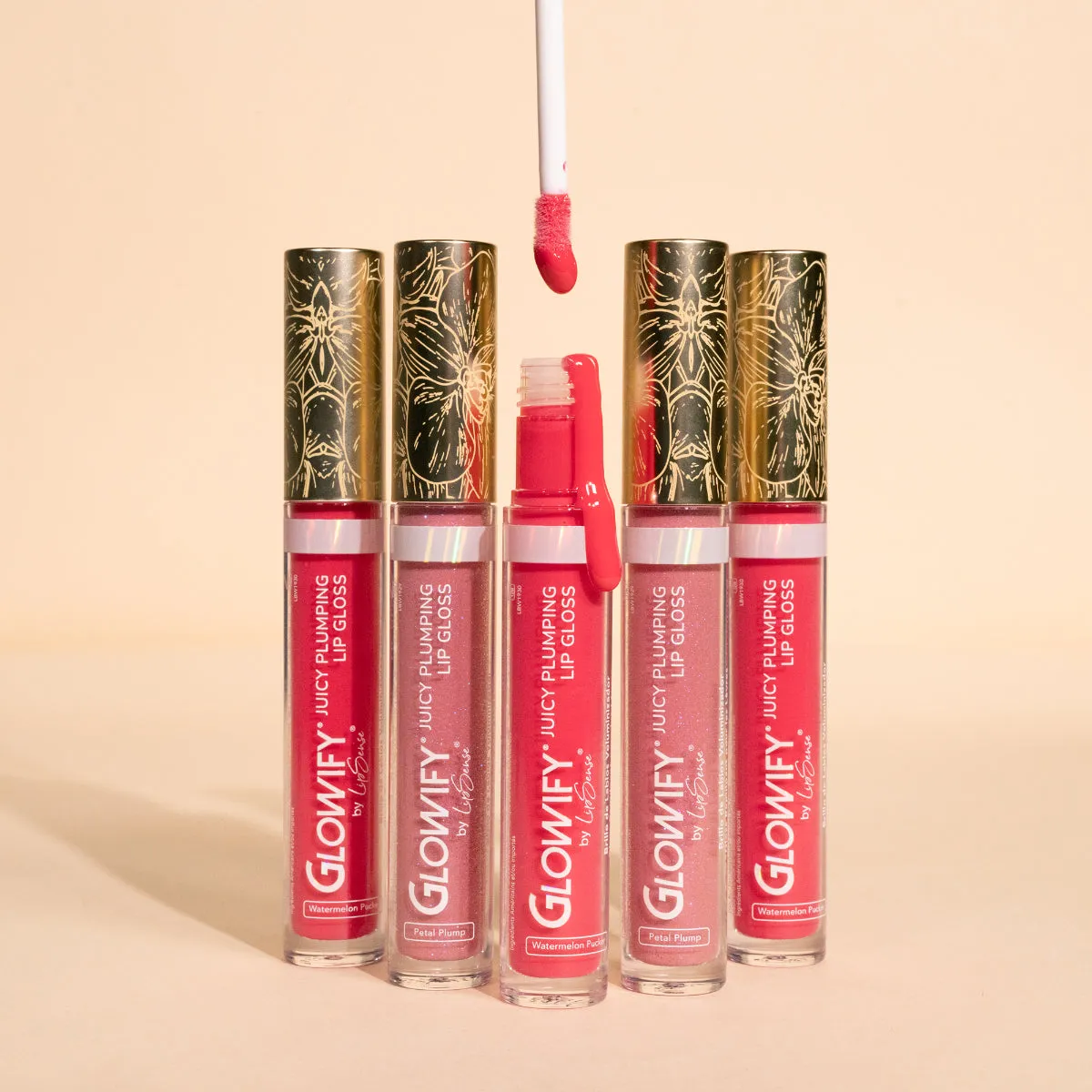 Glowify Juicy Plumping Pink Pucker Lip Gloss Duo