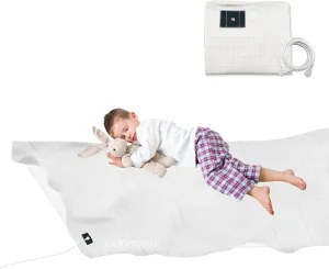 Grounding Crib Sheet Cotton Grounding Sheets for Baby Crib Bedding 27 x 52 Inch Silver Fiber Grounded Sheet with Grounding Cord